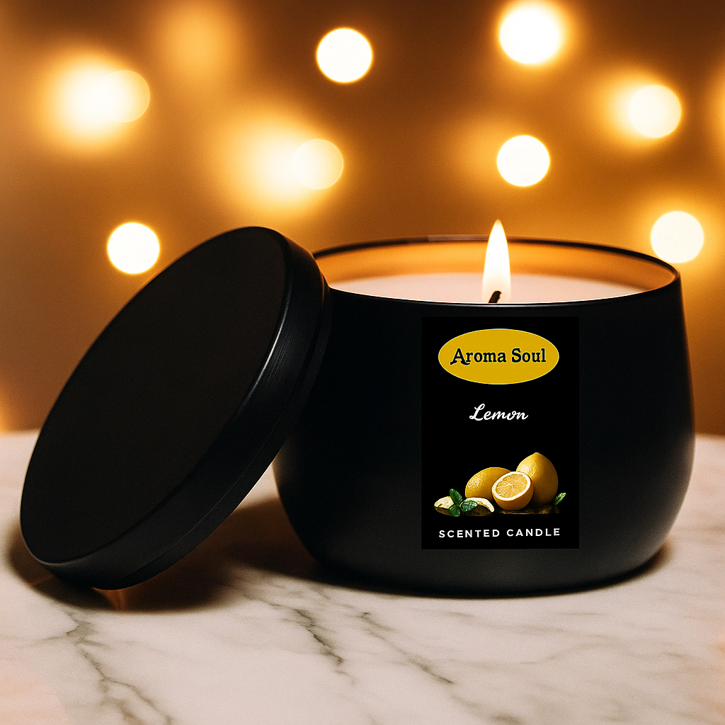 Aromatherapy Lemon Candle 